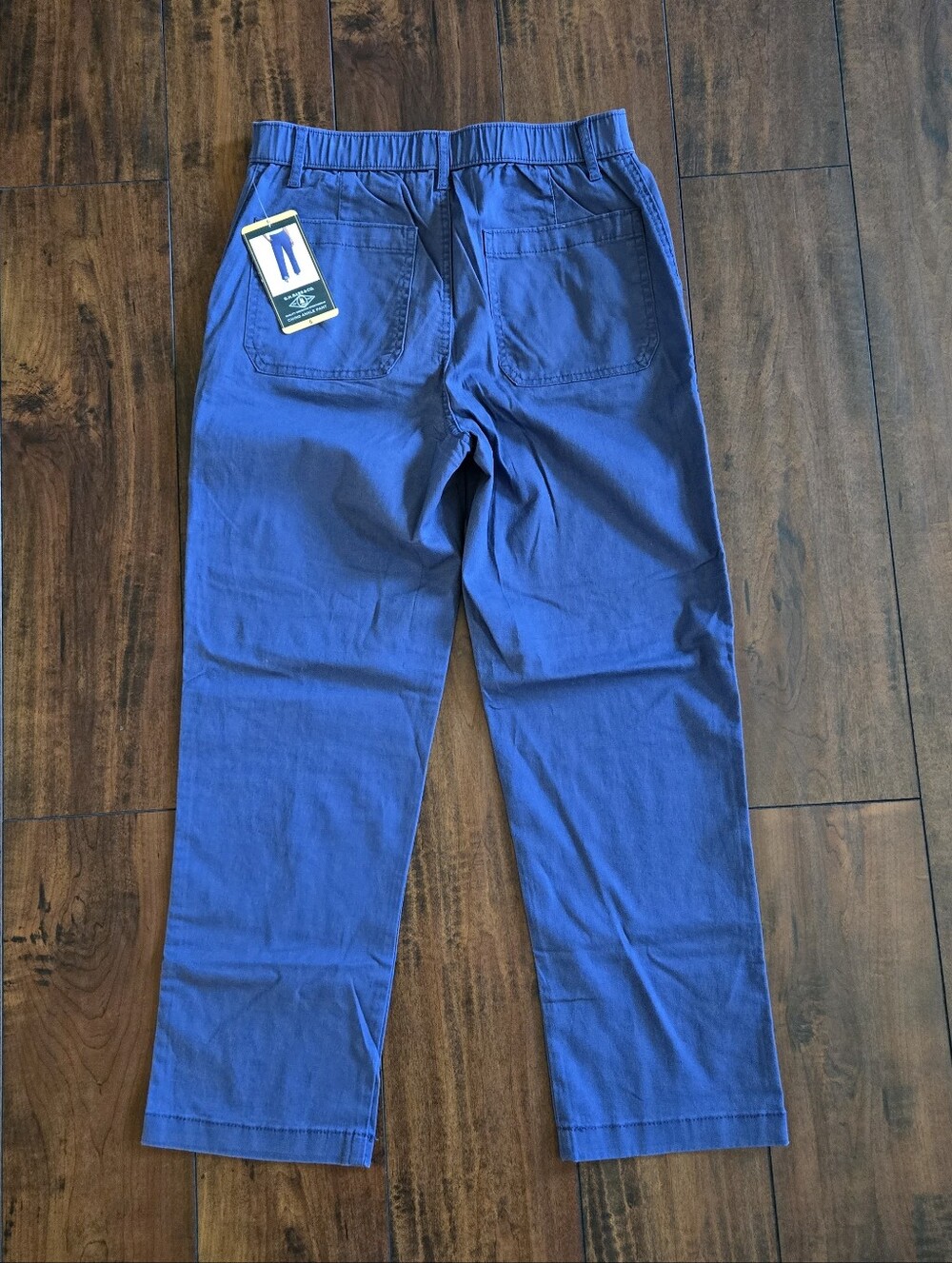 G.H. Bass & Co. Women's Chino Ankle Blue Pants Size 6 - Picture 5 of 11